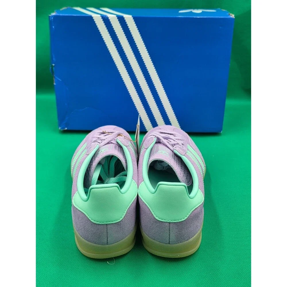 Adidas Gazelle Indoor W Powder Plum Easy Green Gum Women’s 7 IH6801 NWT